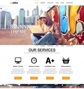 Zelos Responsive Business Theme