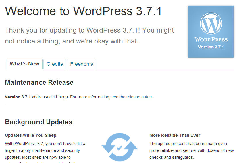 WordPress 3.7: Is it really secure?