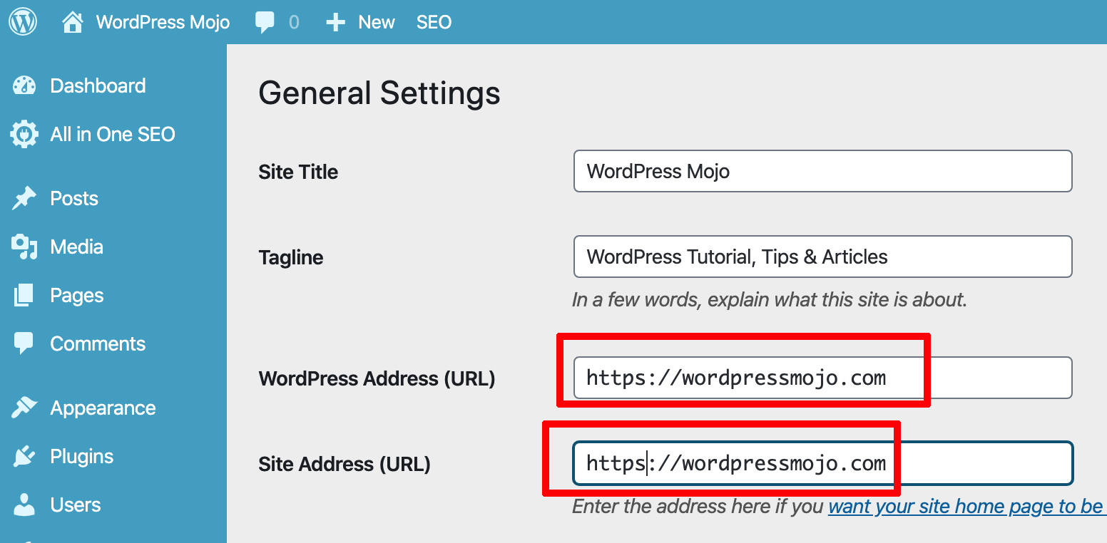 How to move HTTP to HTTPS on WordPress